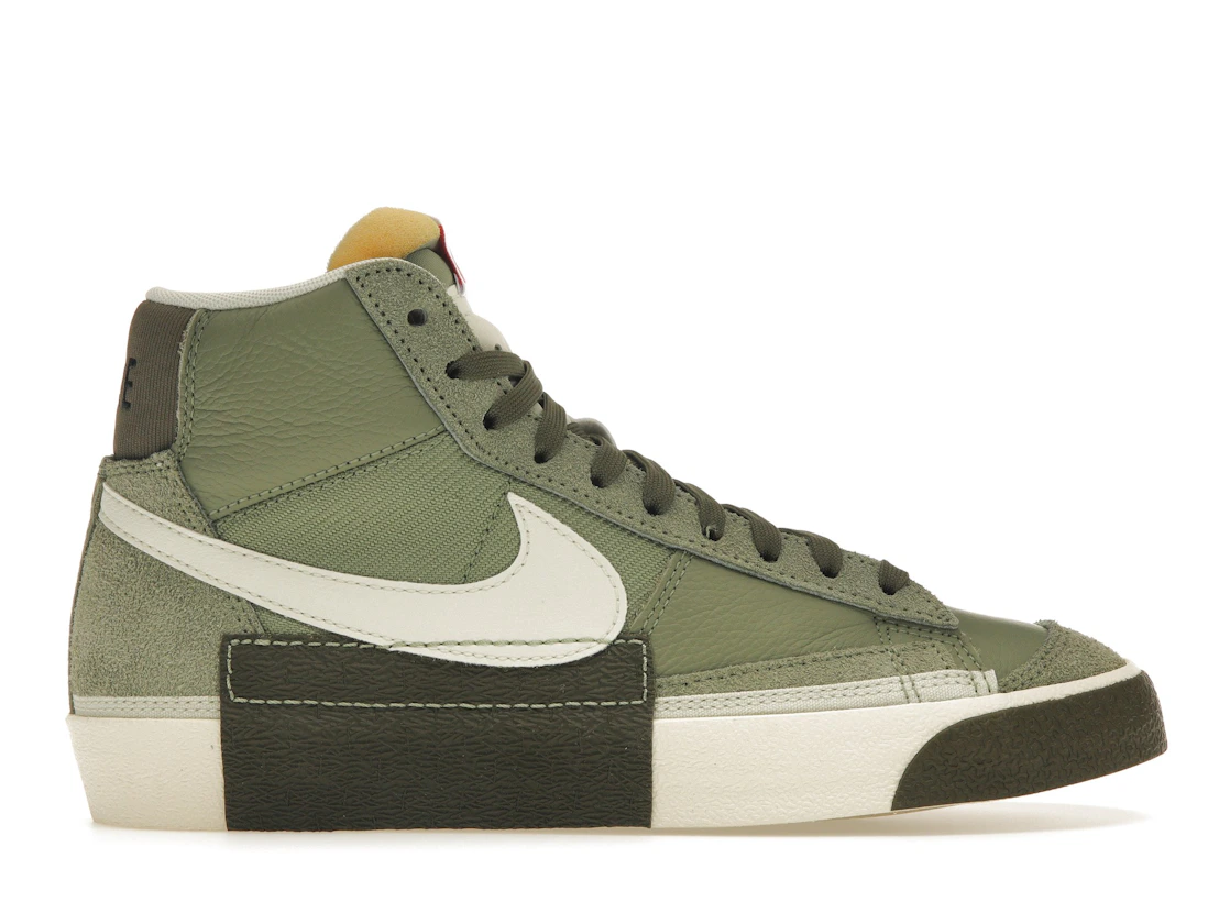 Vue 1 de Nike Blazer Mid Pro Club Oil Green Medium Olive