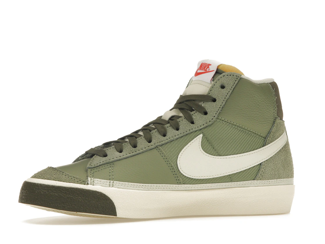 Vue 17 de Nike Blazer Mid Pro Club Oil Green Medium Olive