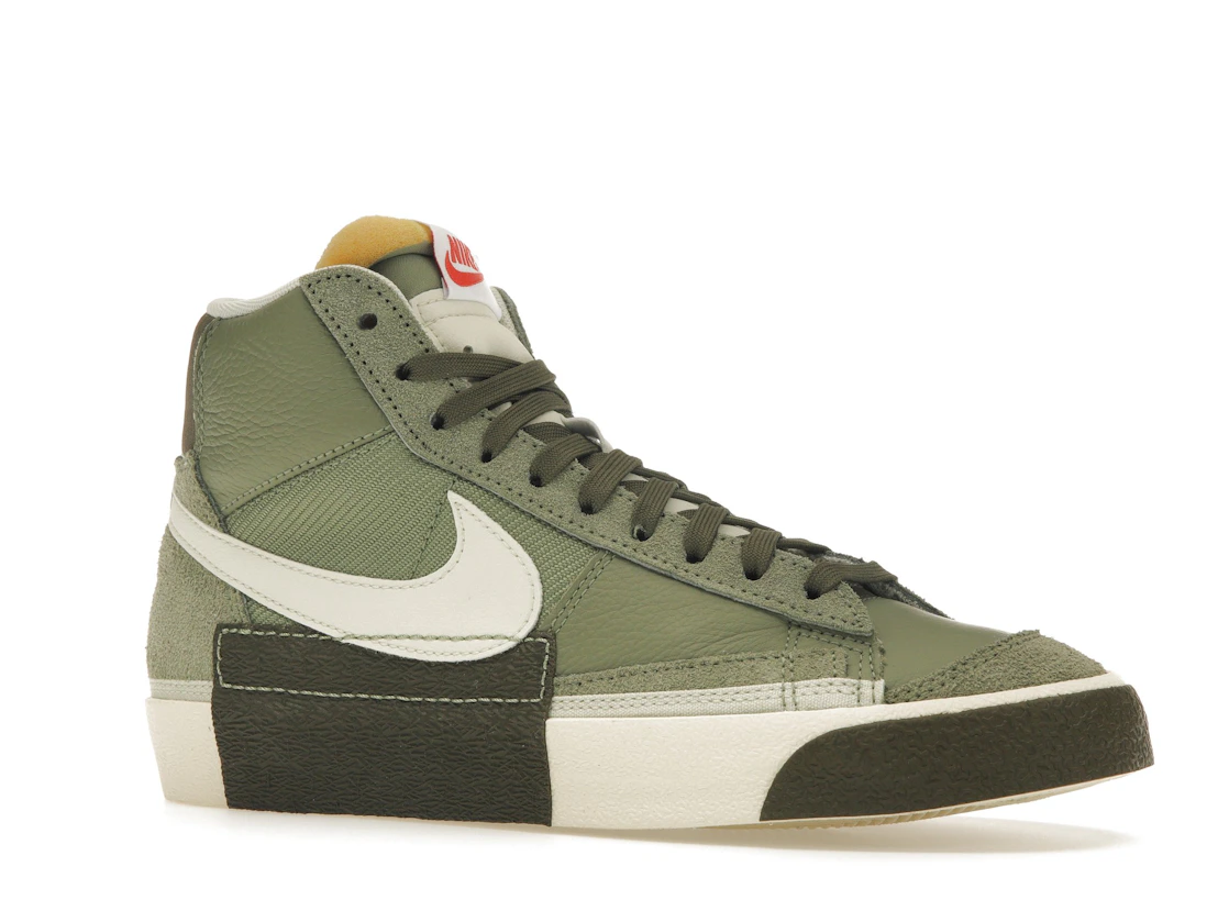 Vue 4 de Nike Blazer Mid Pro Club Oil Green Medium Olive