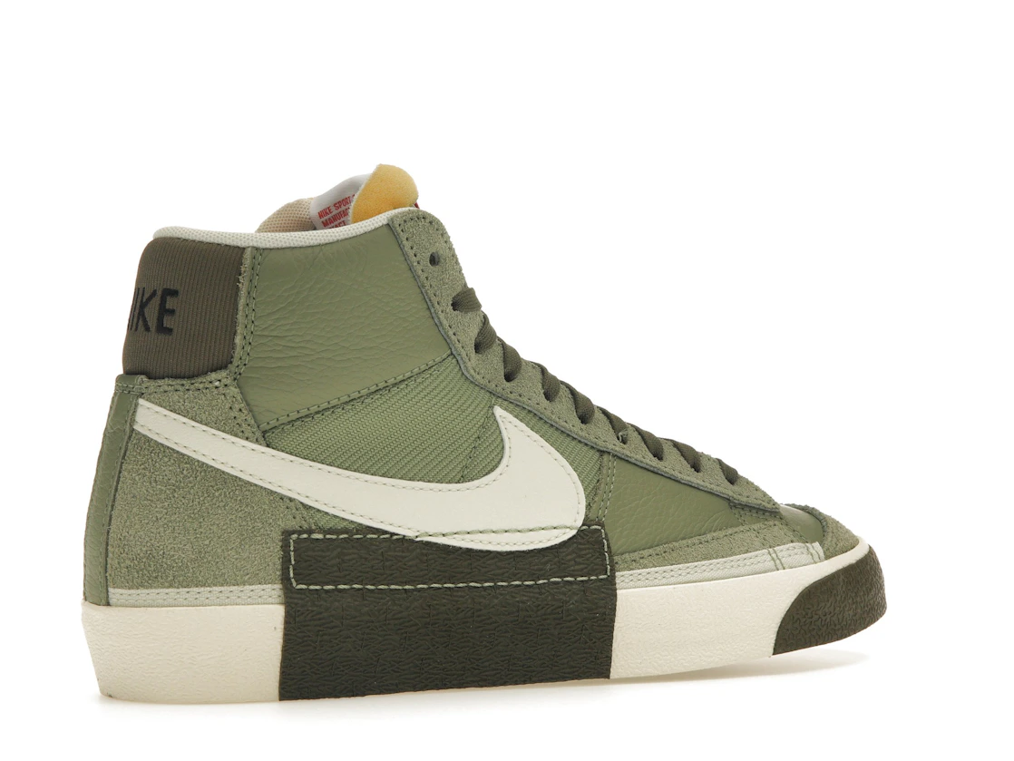 Vue 34 de Nike Blazer Mid Pro Club Oil Green Medium Olive