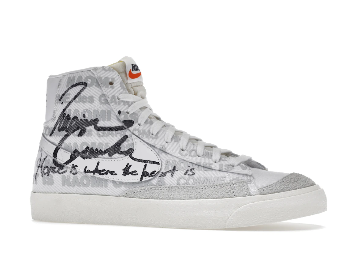 Vue 3 de Nike Blazer Mid Comme des Garcons x Naomi Osaka