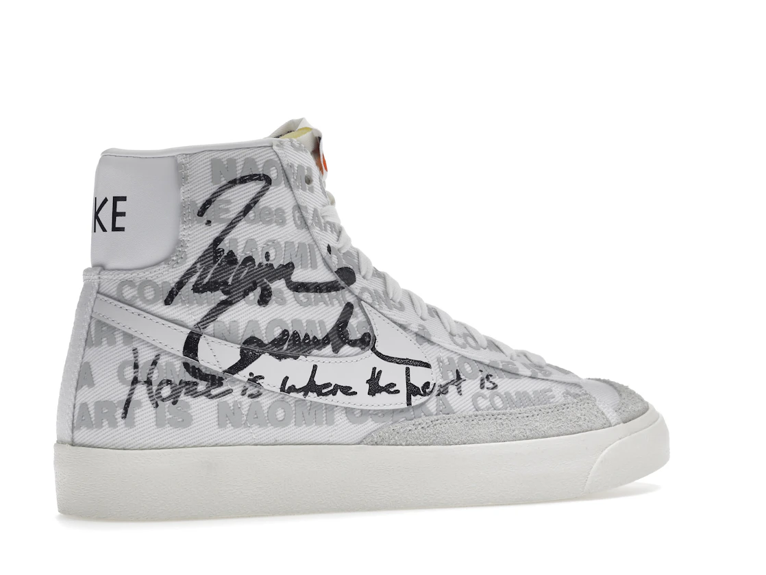 Vue 34 de Nike Blazer Mid Comme des Garcons x Naomi Osaka