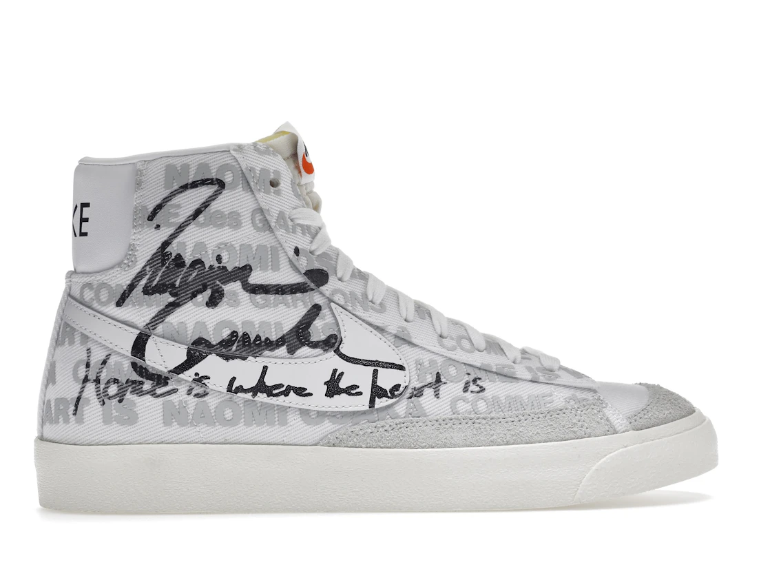 Vue 36 de Nike Blazer Mid Comme des Garcons x Naomi Osaka