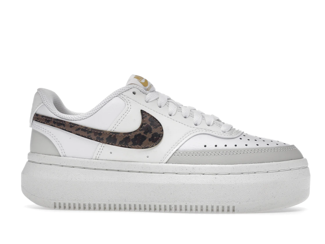 Vue 2 de Nike Court Vision Alta Low White Light Bone Sail Archaeo Brown 