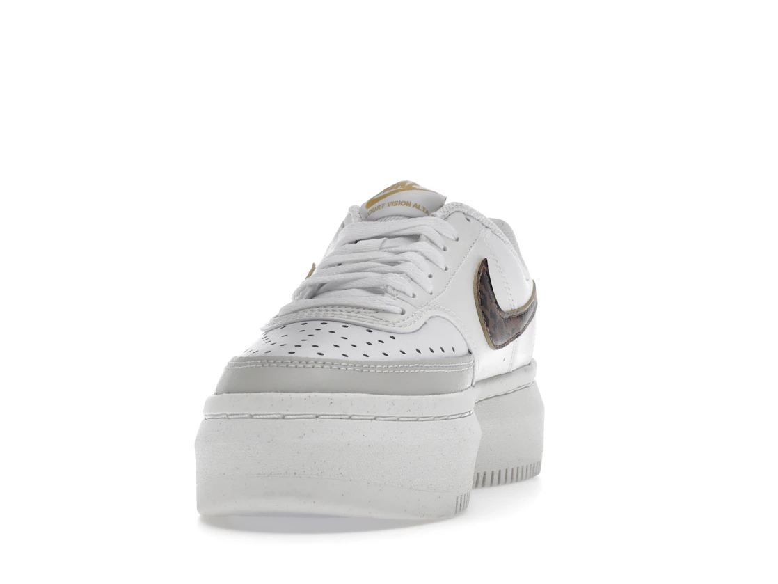 Vue 12 de Nike Court Vision Alta Low White Light Bone Sail Archaeo Brown 