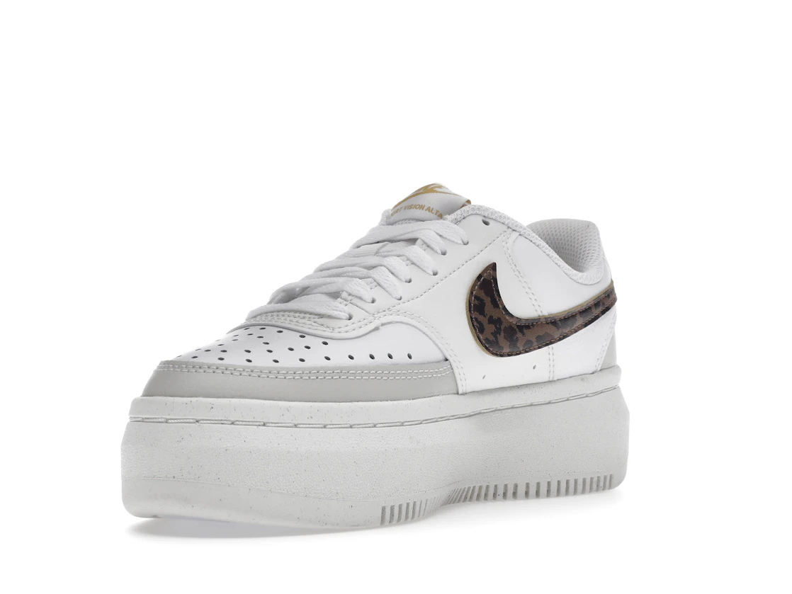 Vue 14 de Nike Court Vision Alta Low White Light Bone Sail Archaeo Brown 