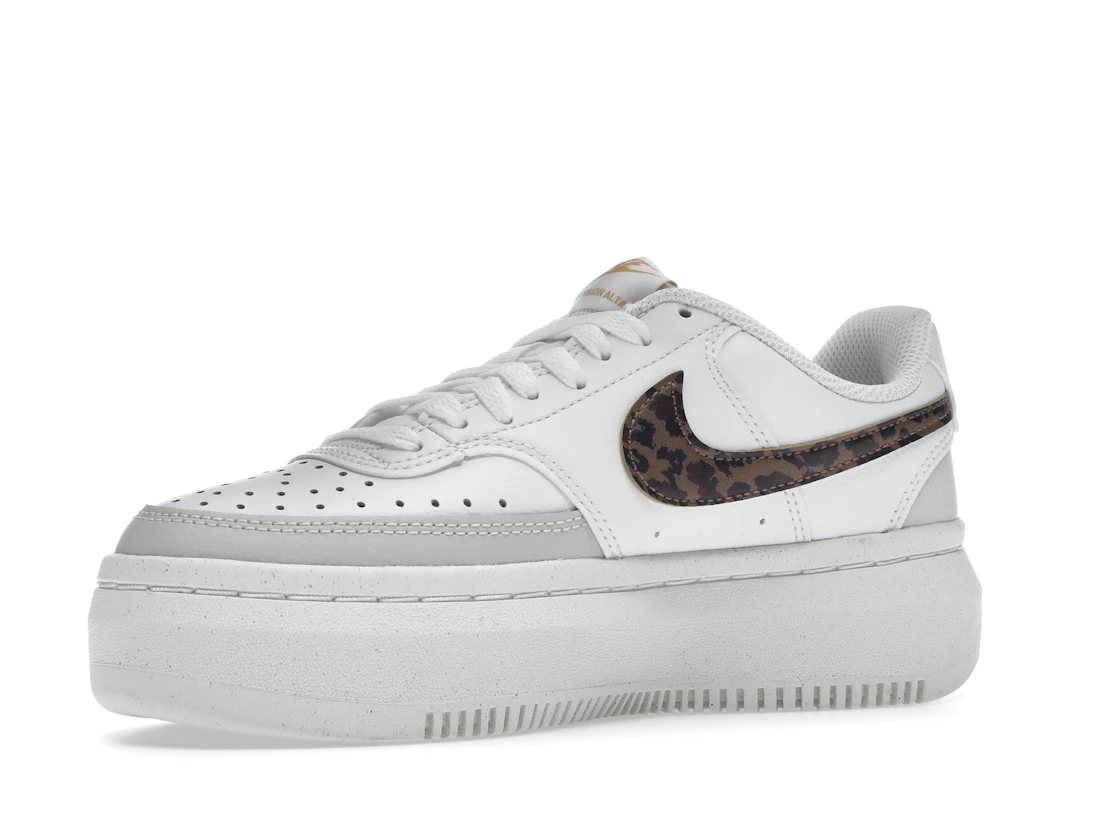 Vue 16 de Nike Court Vision Alta Low White Light Bone Sail Archaeo Brown 