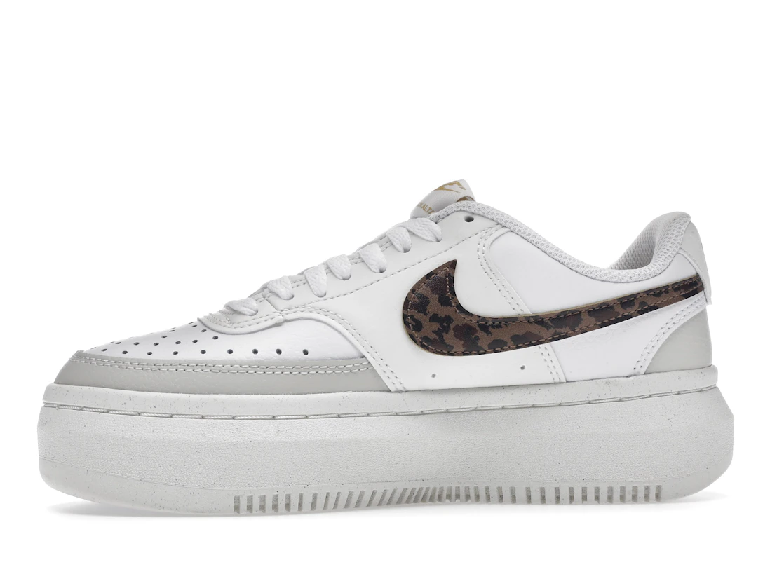 Vue 18 de Nike Court Vision Alta Low White Light Bone Sail Archaeo Brown 