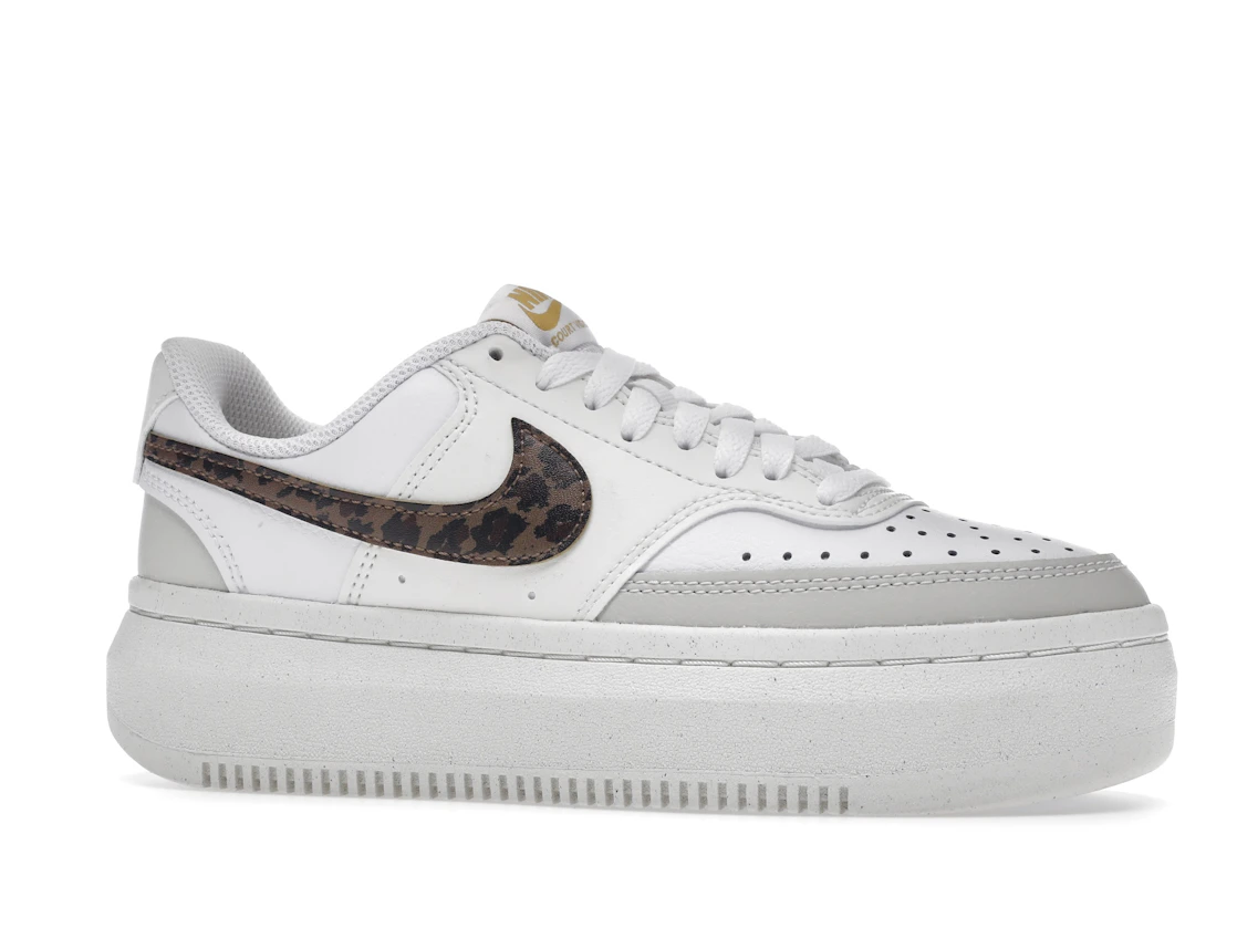 Vue 3 de Nike Court Vision Alta Low White Light Bone Sail Archaeo Brown 