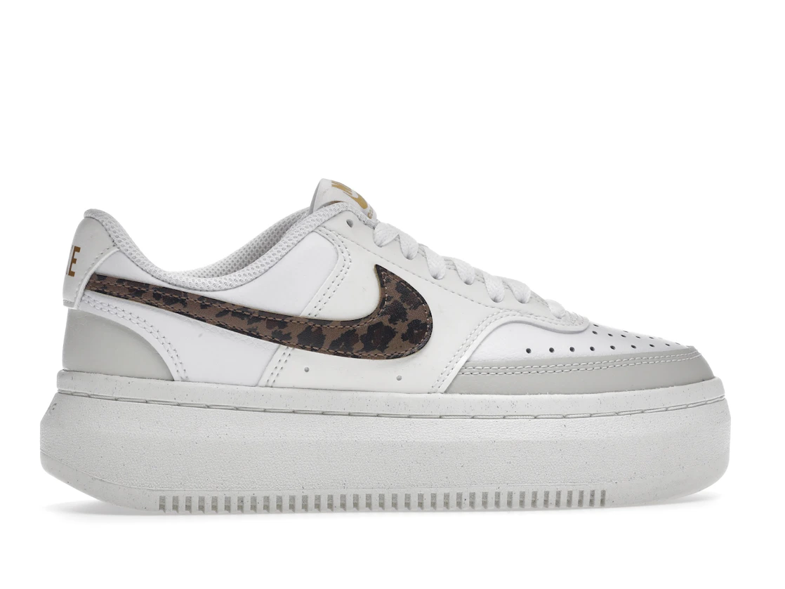 Vue 36 de Nike Court Vision Alta Low White Light Bone Sail Archaeo Brown 
