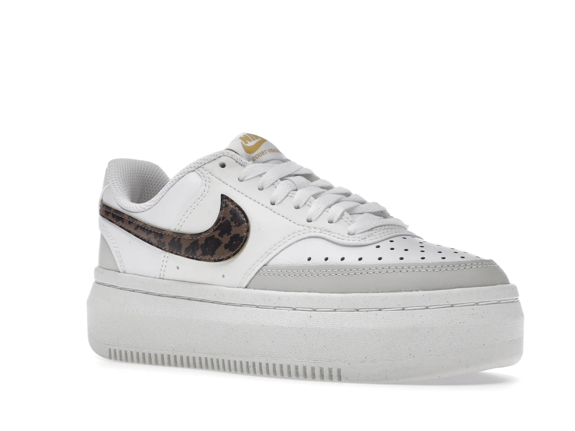 Vue 5 de Nike Court Vision Alta Low White Light Bone Sail Archaeo Brown 