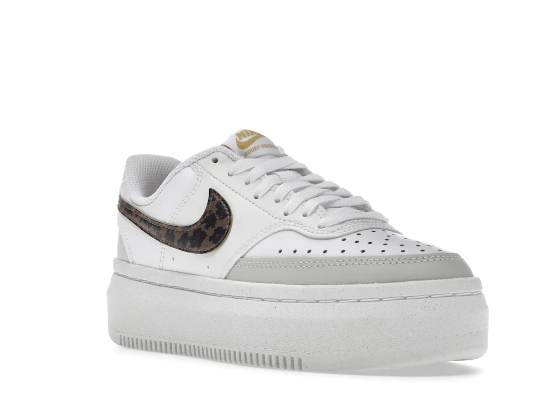 Vue 6 de Nike Court Vision Alta Low White Light Bone Sail Archaeo Brown 