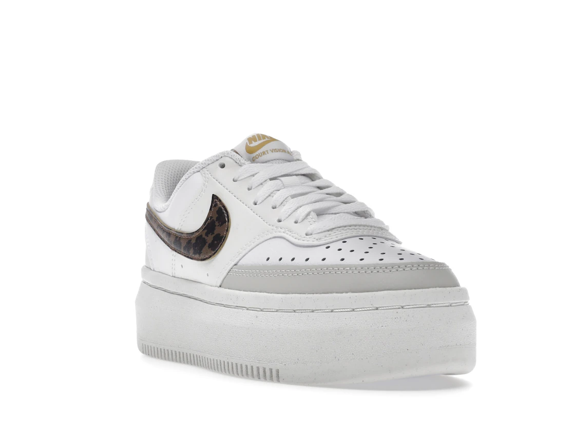 Vue 7 de Nike Court Vision Alta Low White Light Bone Sail Archaeo Brown 
