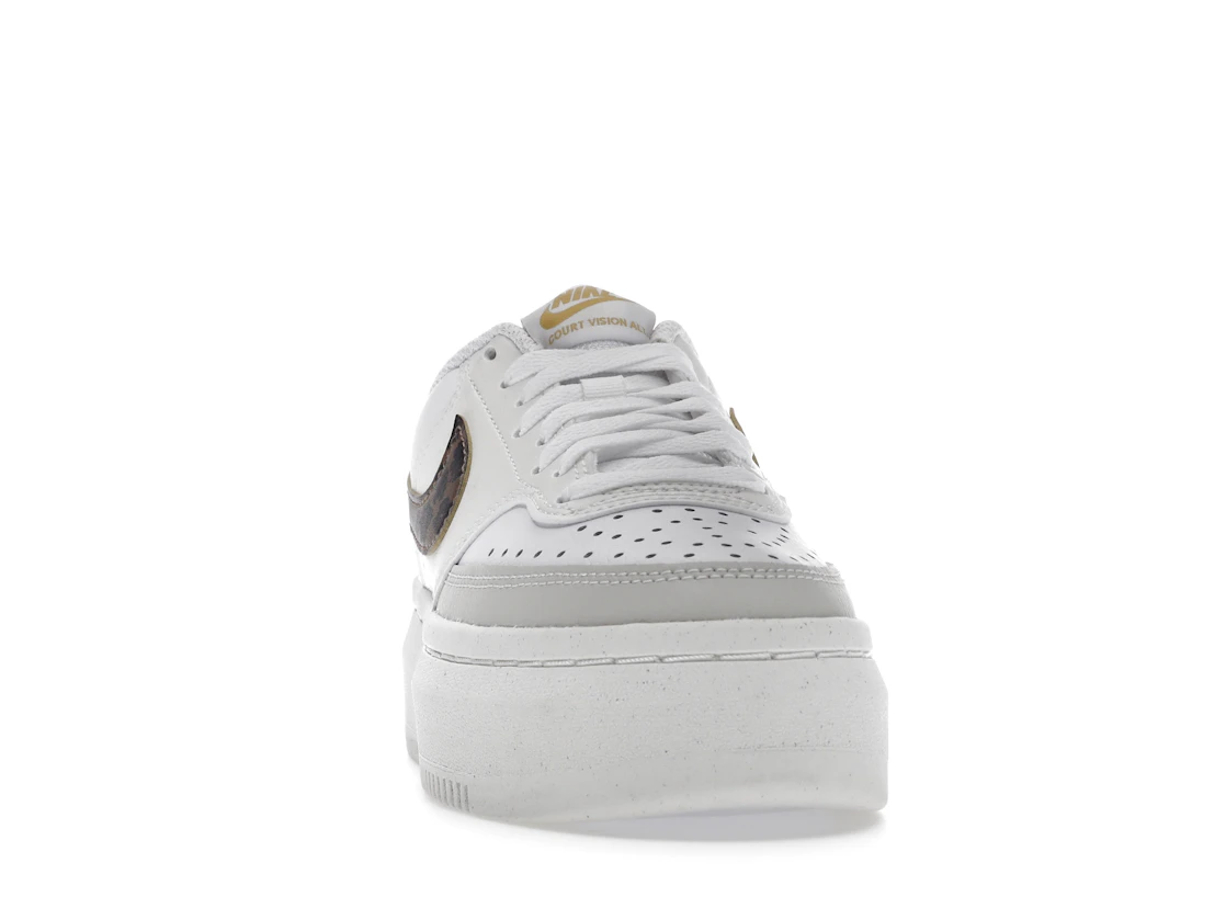 Vue 9 de Nike Court Vision Alta Low White Light Bone Sail Archaeo Brown 