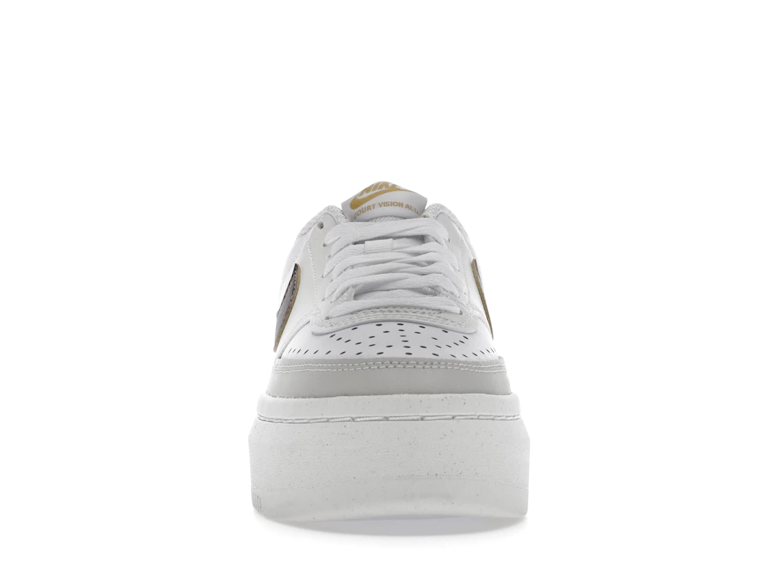 Vue 10 de Nike Court Vision Alta Low White Light Bone Sail Archaeo Brown 