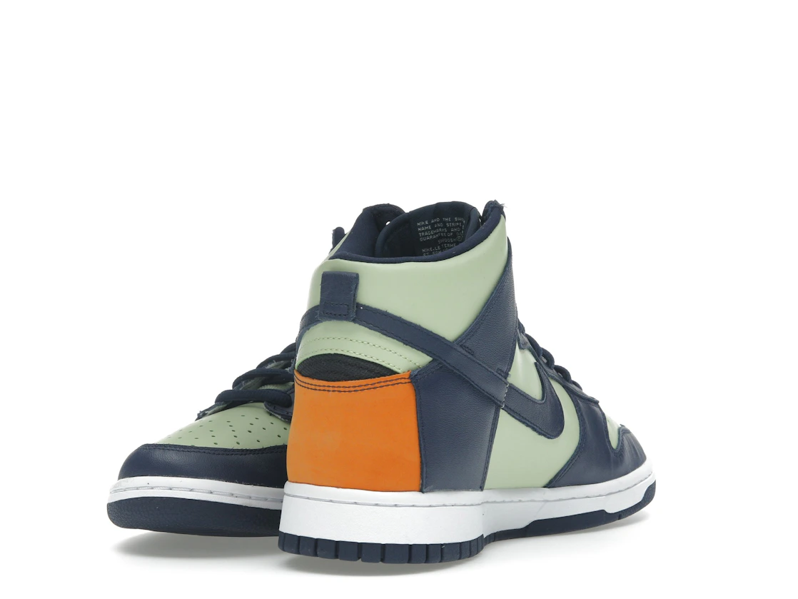 Vue 13 de Nike Dunk High See Through Pistachio Midnight Navy 