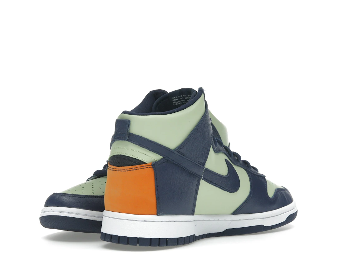 Vue 14 de Nike Dunk High See Through Pistachio Midnight Navy 