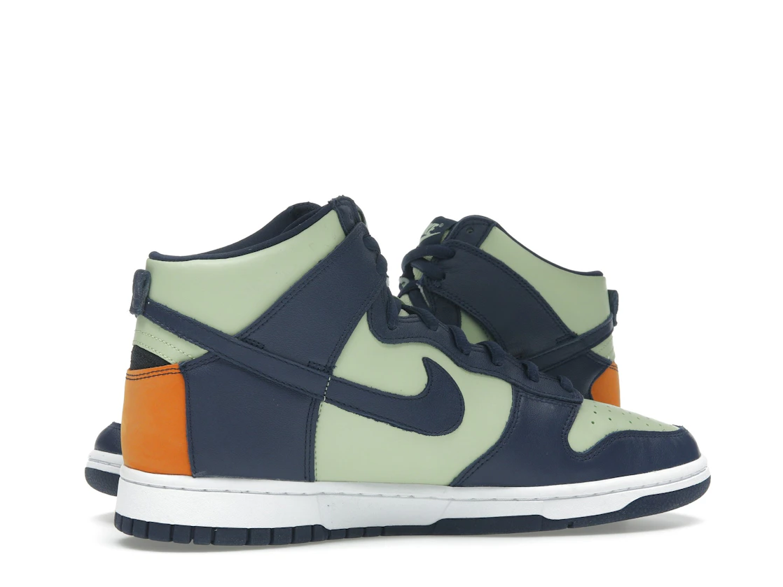 Vue 17 de Nike Dunk High See Through Pistachio Midnight Navy 