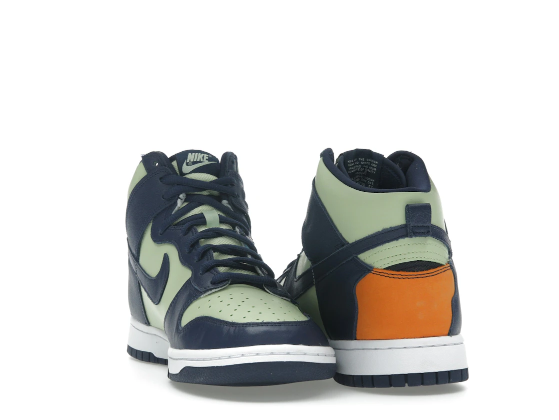 Vue 26 de Nike Dunk High See Through Pistachio Midnight Navy 