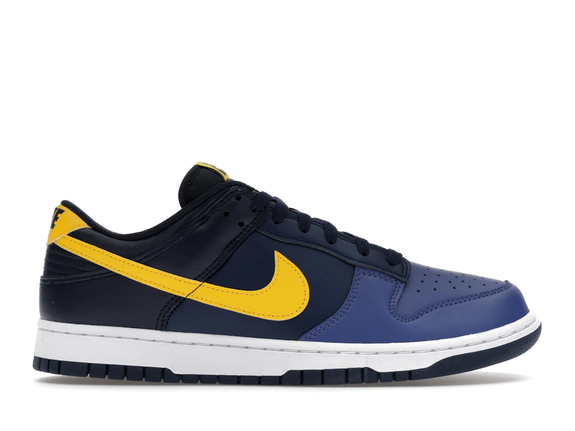 Vue 1 de Nike Dunk Low Retro Blue Legend Varsity Maize