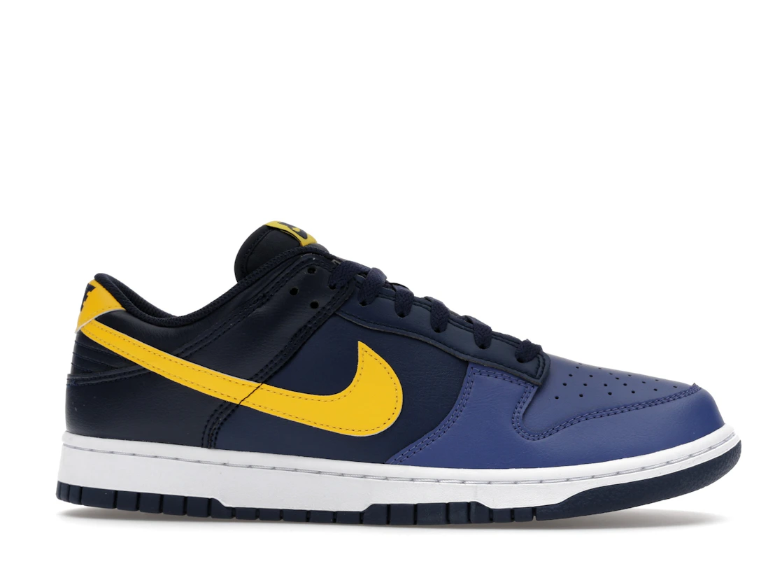 Vue 2 de Nike Dunk Low Retro Blue Legend Varsity Maize