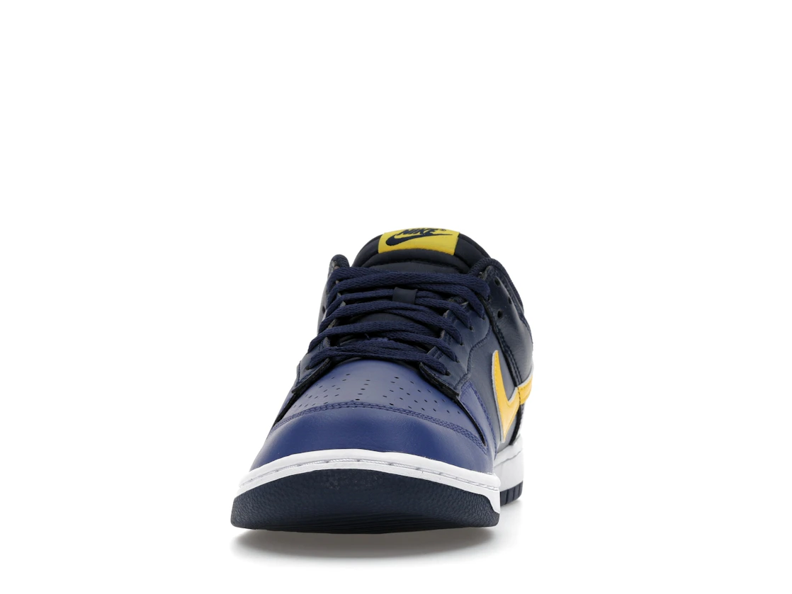 Vue 11 de Nike Dunk Low Retro Blue Legend Varsity Maize