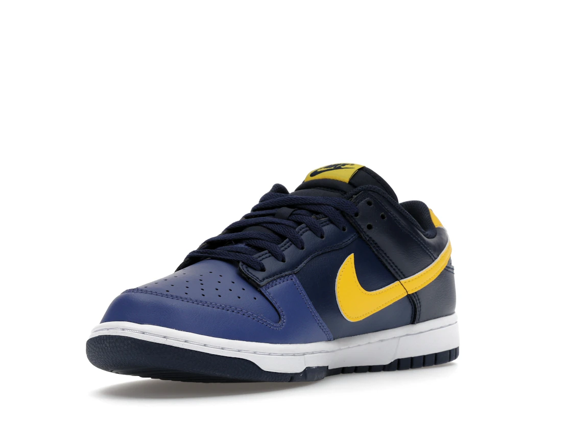 Vue 14 de Nike Dunk Low Retro Blue Legend Varsity Maize