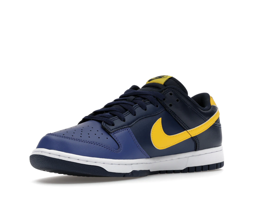 Vue 15 de Nike Dunk Low Retro Blue Legend Varsity Maize