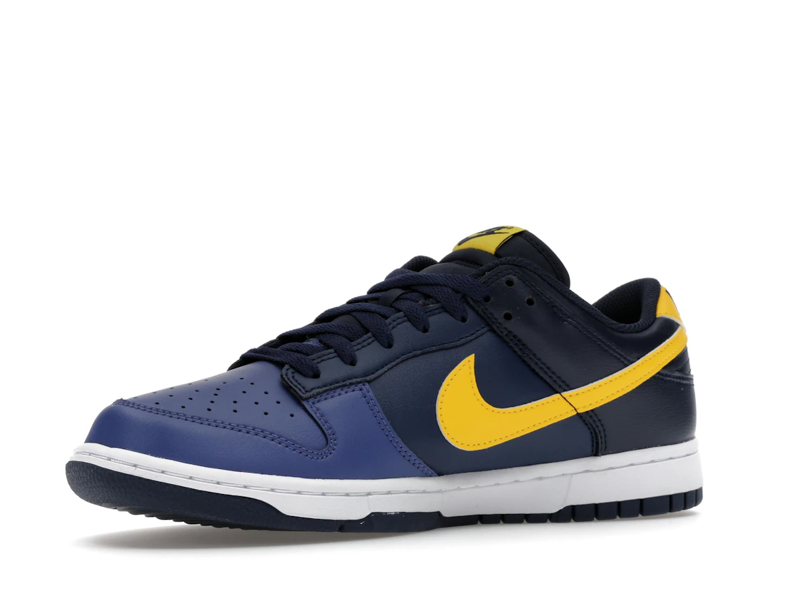 Vue 16 de Nike Dunk Low Retro Blue Legend Varsity Maize