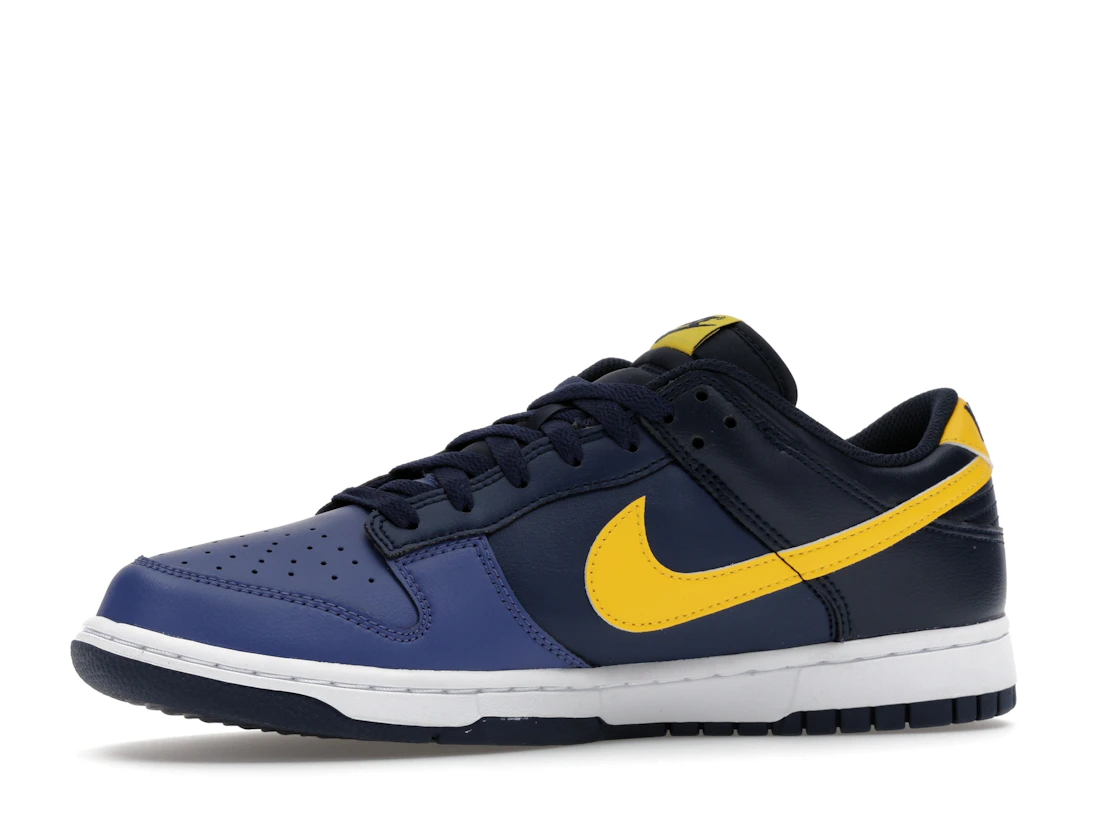 Vue 17 de Nike Dunk Low Retro Blue Legend Varsity Maize
