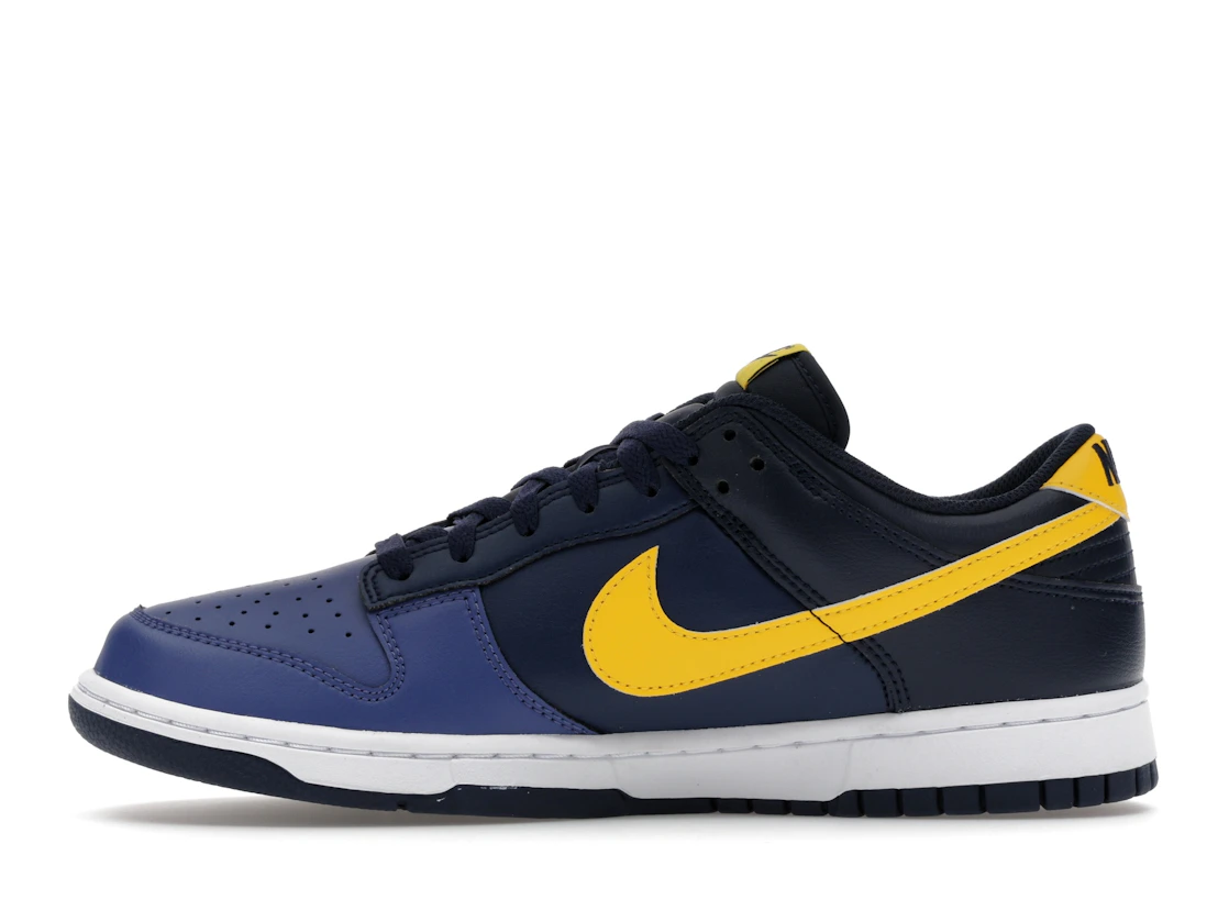 Vue 19 de Nike Dunk Low Retro Blue Legend Varsity Maize