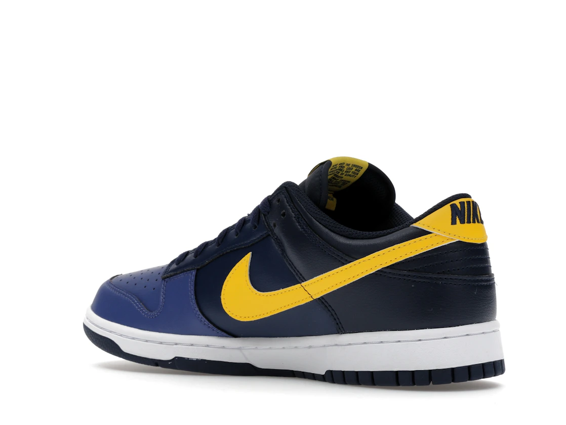 Vue 23 de Nike Dunk Low Retro Blue Legend Varsity Maize