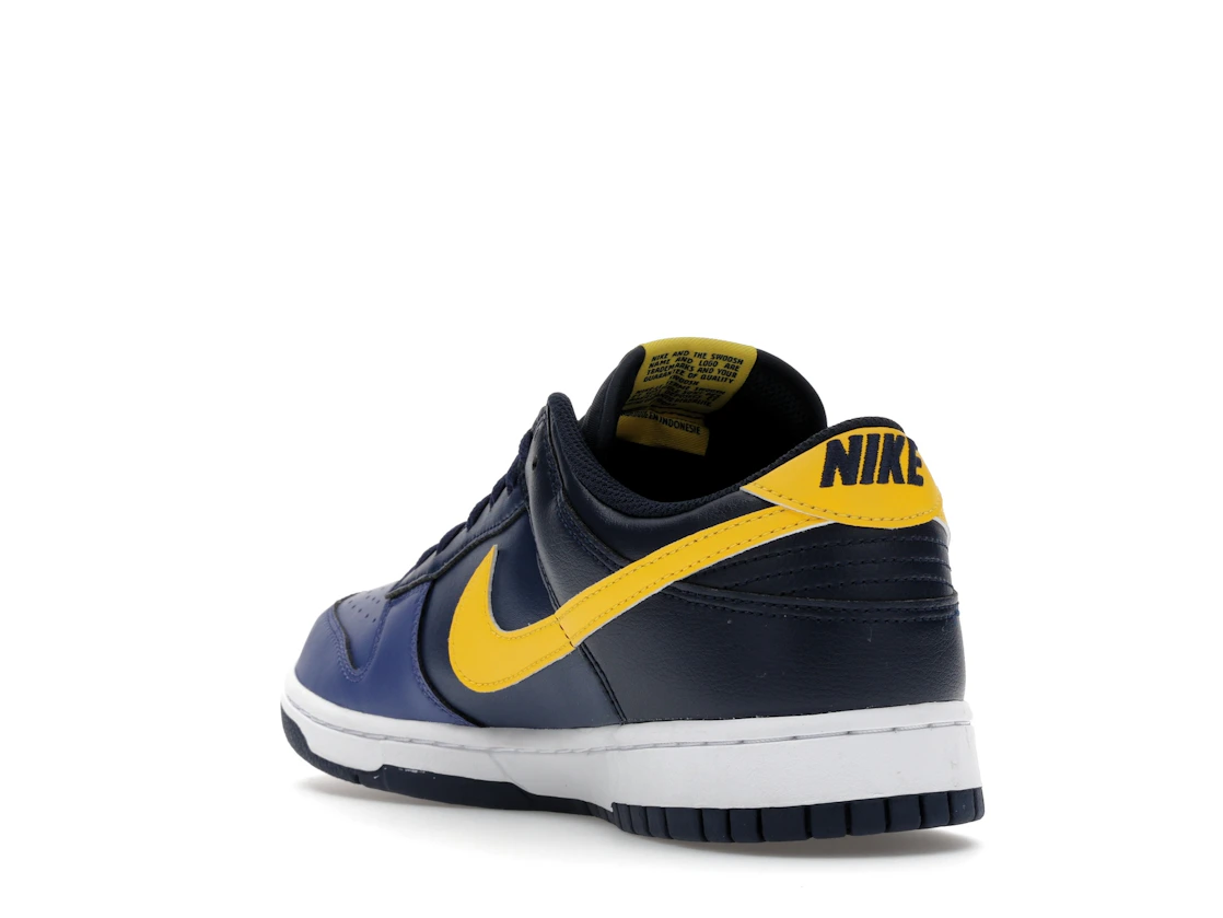 Vue 25 de Nike Dunk Low Retro Blue Legend Varsity Maize