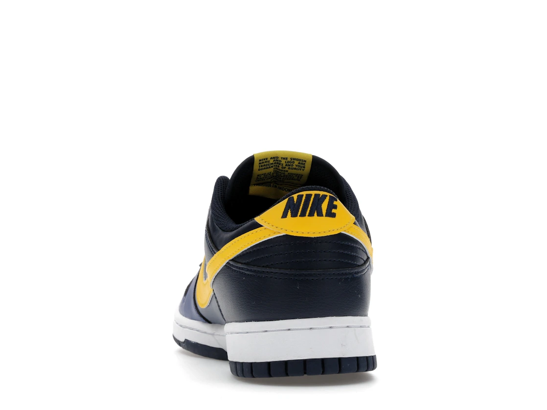 Vue 27 de Nike Dunk Low Retro Blue Legend Varsity Maize