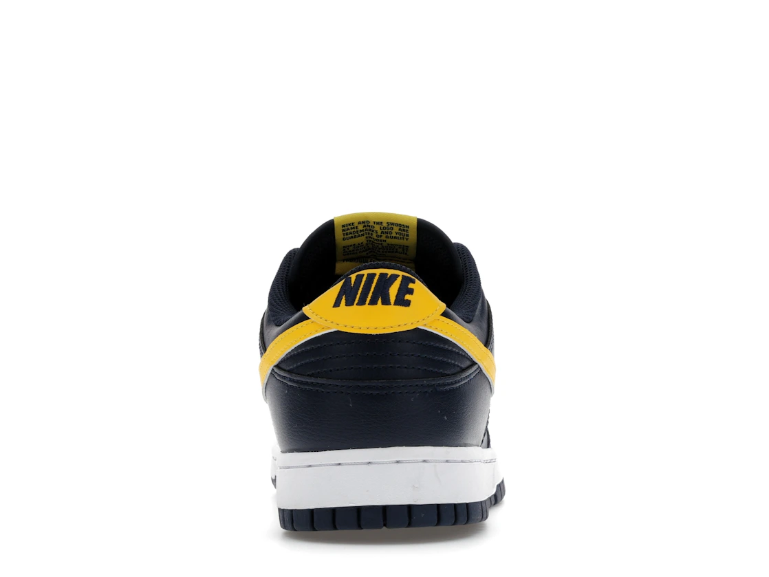 Vue 28 de Nike Dunk Low Retro Blue Legend Varsity Maize