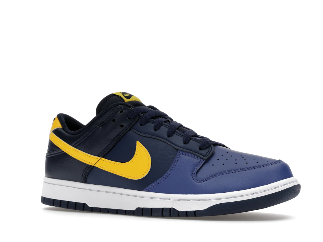 Vue 4 de Nike Dunk Low Retro Blue Legend Varsity Maize