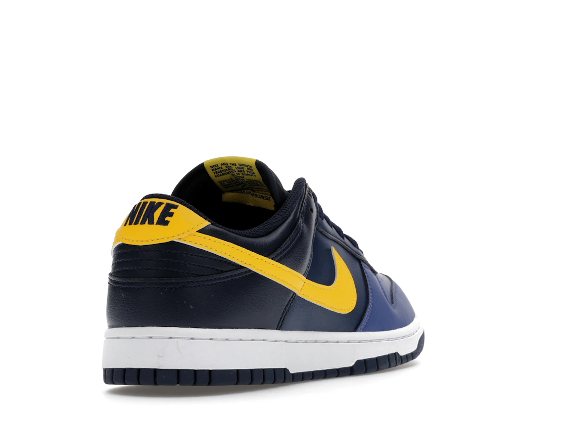 Vue 31 de Nike Dunk Low Retro Blue Legend Varsity Maize