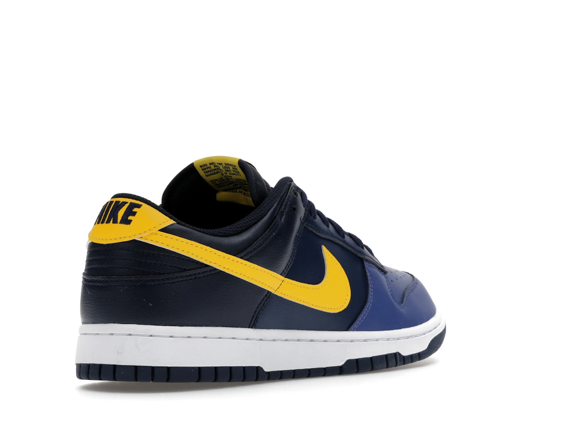 Vue 32 de Nike Dunk Low Retro Blue Legend Varsity Maize