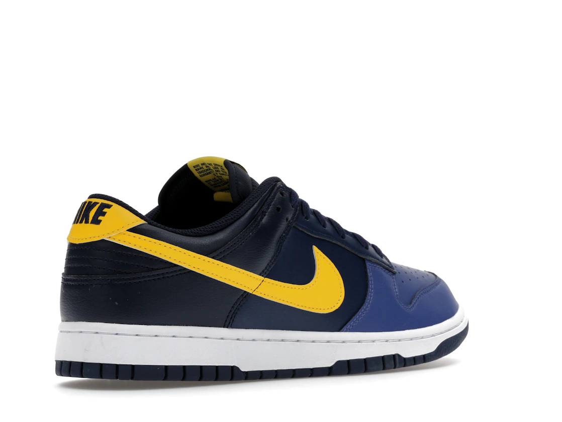 Vue 33 de Nike Dunk Low Retro Blue Legend Varsity Maize