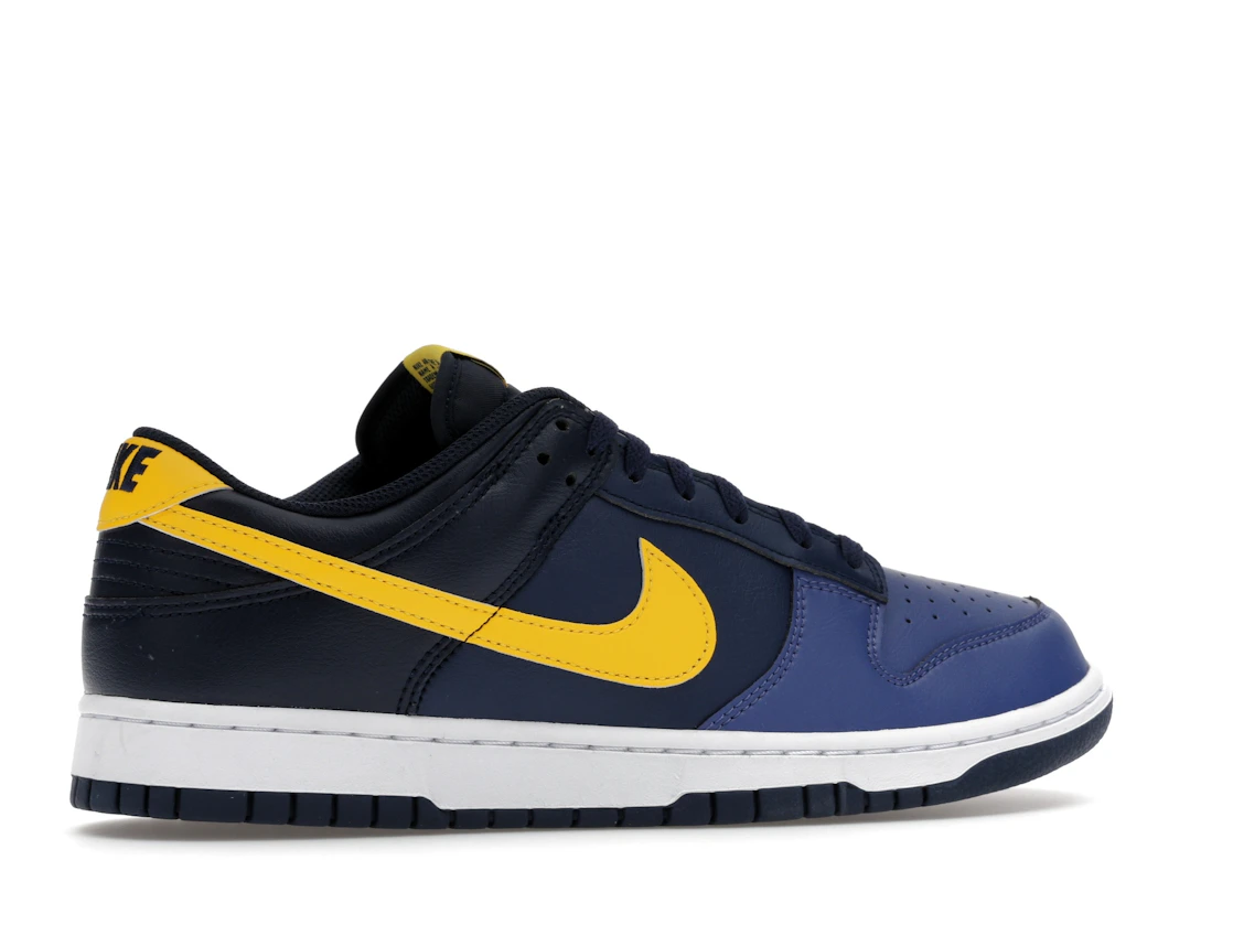 Vue 35 de Nike Dunk Low Retro Blue Legend Varsity Maize