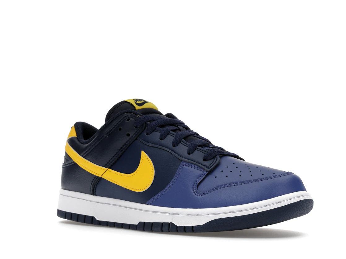 Vue 5 de Nike Dunk Low Retro Blue Legend Varsity Maize