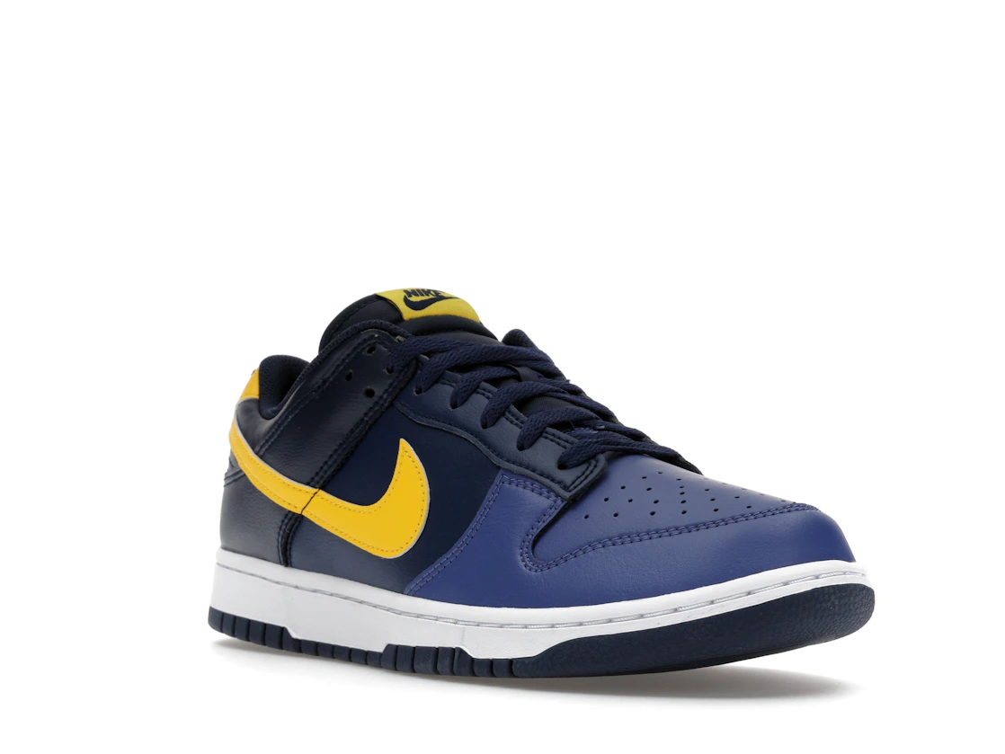 Vue 6 de Nike Dunk Low Retro Blue Legend Varsity Maize