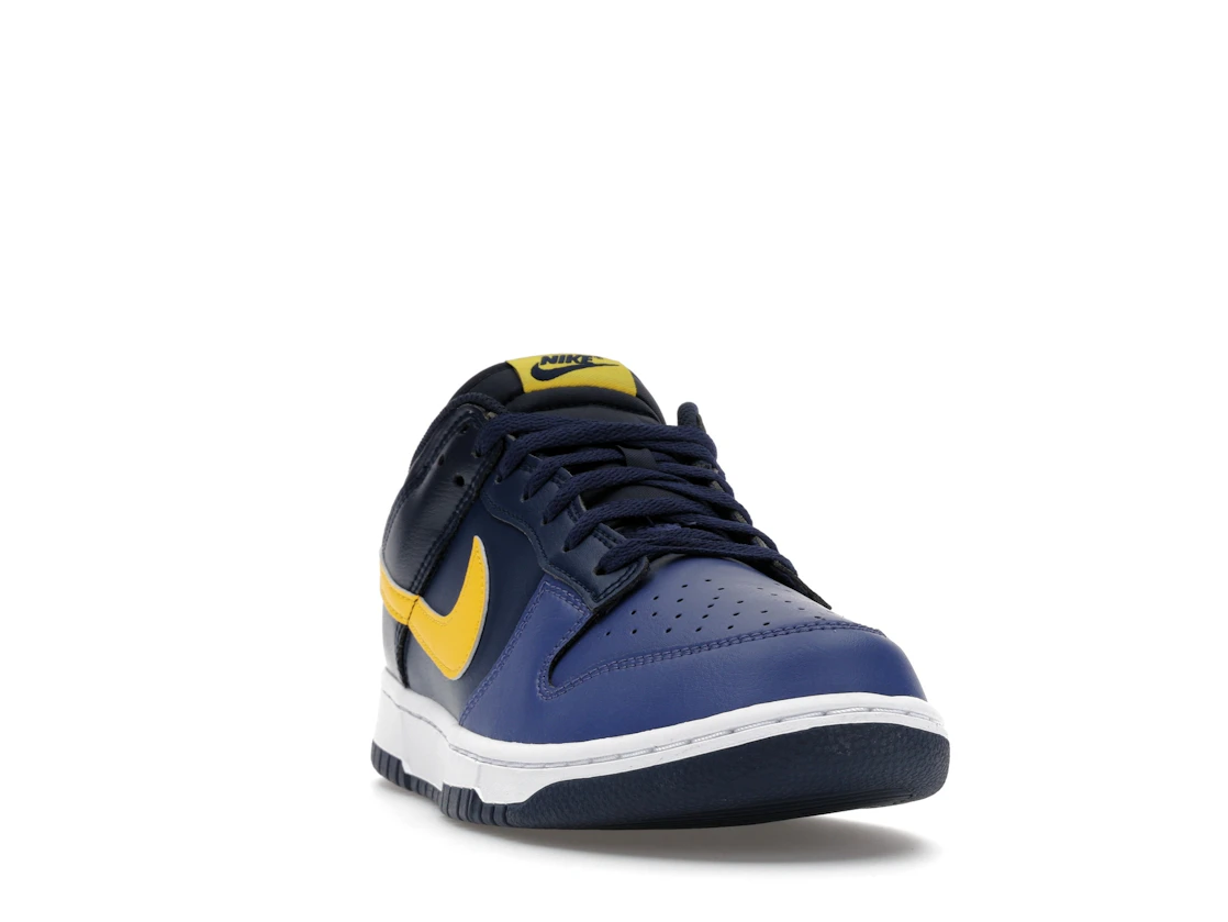 Vue 8 de Nike Dunk Low Retro Blue Legend Varsity Maize