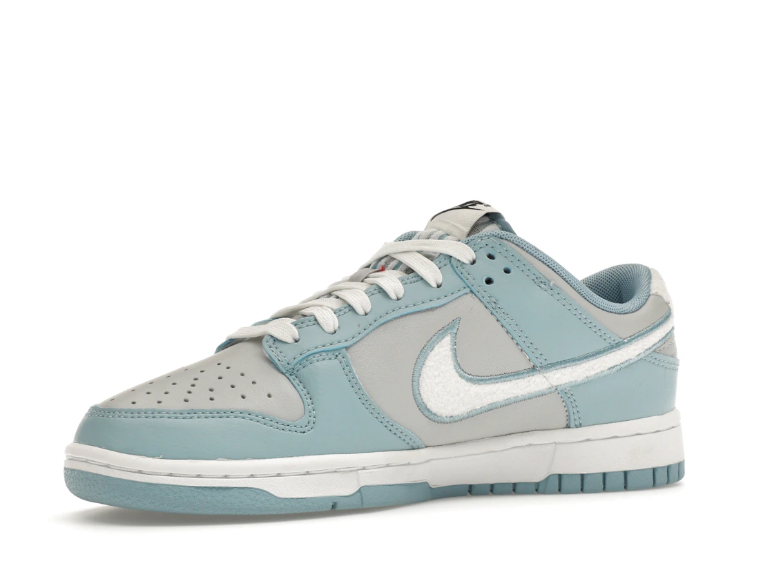 Vue 16 de Nike Dunk Low Retro Fleece Swoosh Worn Blue