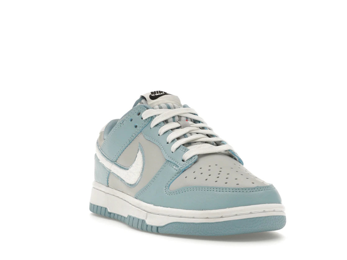 Vue 7 de Nike Dunk Low Retro Fleece Swoosh Worn Blue