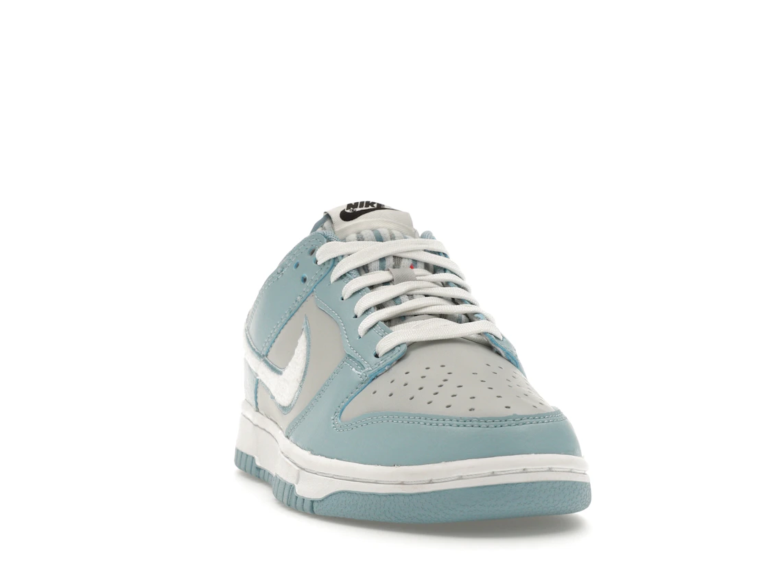 Vue 8 de Nike Dunk Low Retro Fleece Swoosh Worn Blue