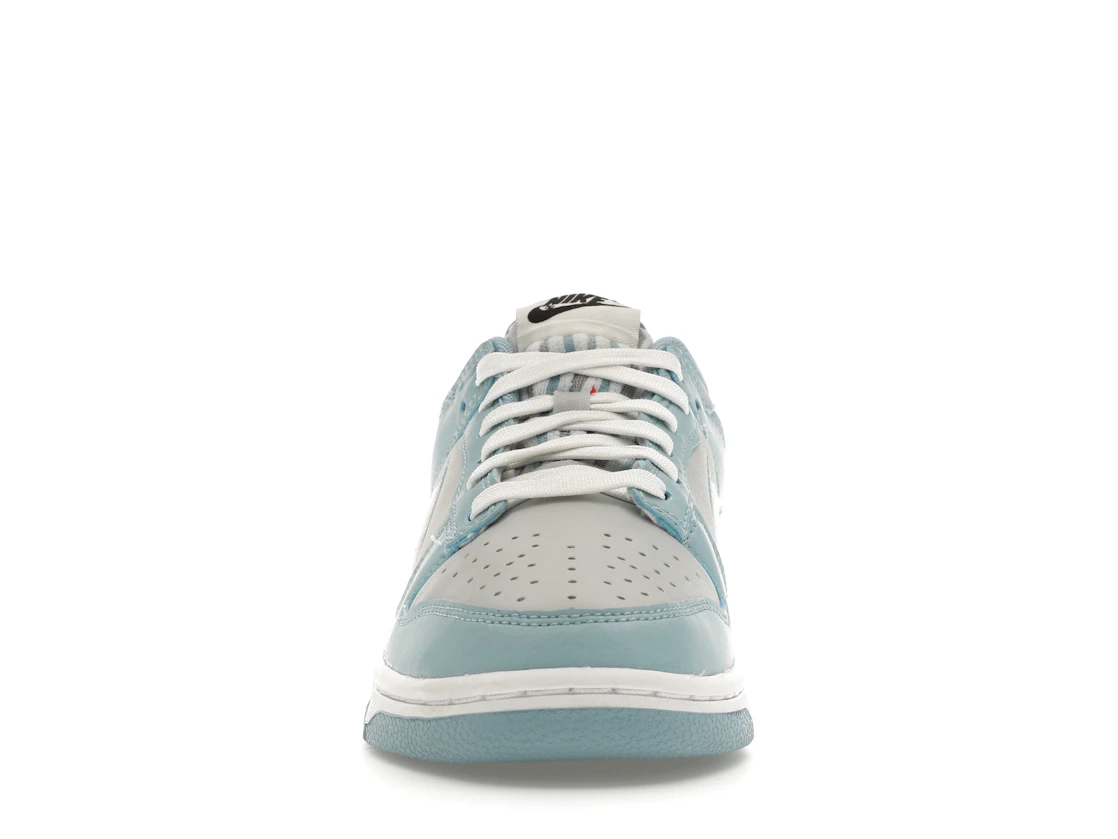 Vue 10 de Nike Dunk Low Retro Fleece Swoosh Worn Blue