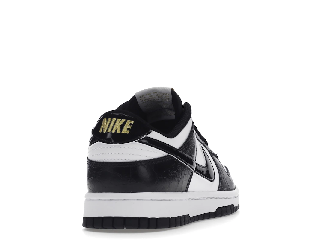 Vue 30 de Nike Dunk Low SE World Champs Black White