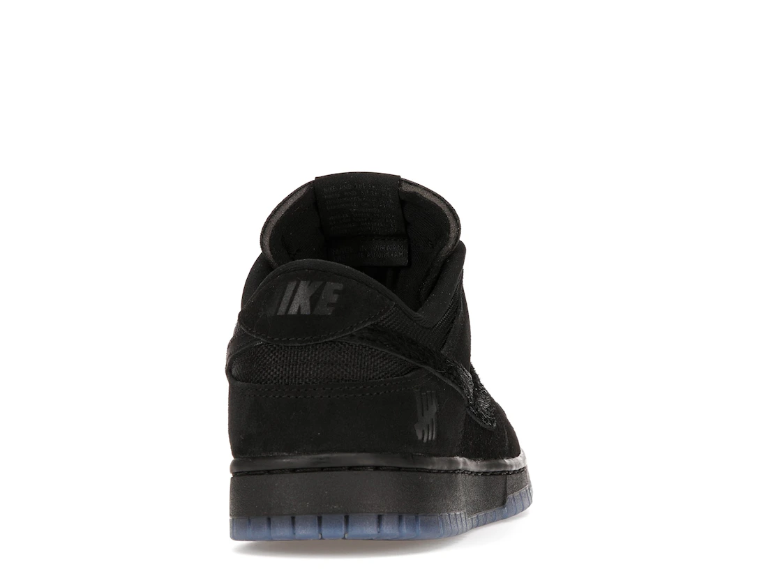 Vue 29 de Nike Dunk Low SP Undefeated 5 On It Black