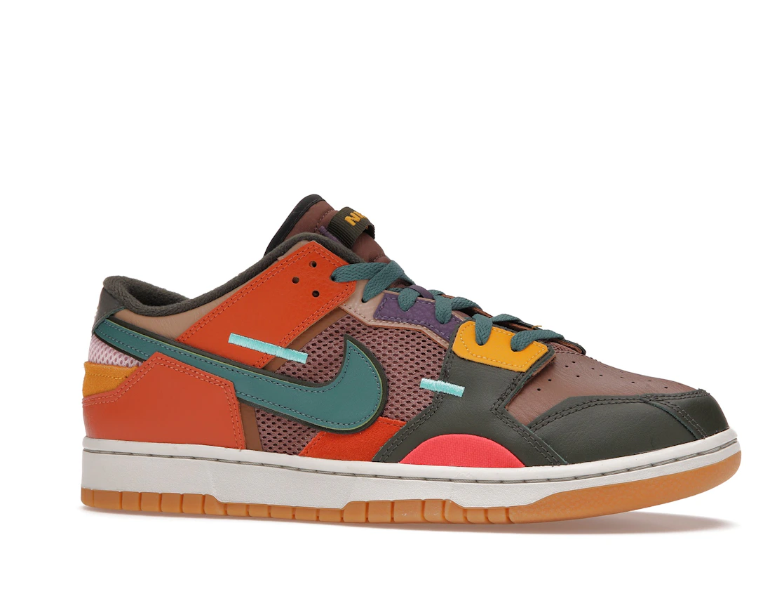 Vue 3 de Nike Dunk Low Scrap Archeo Brown